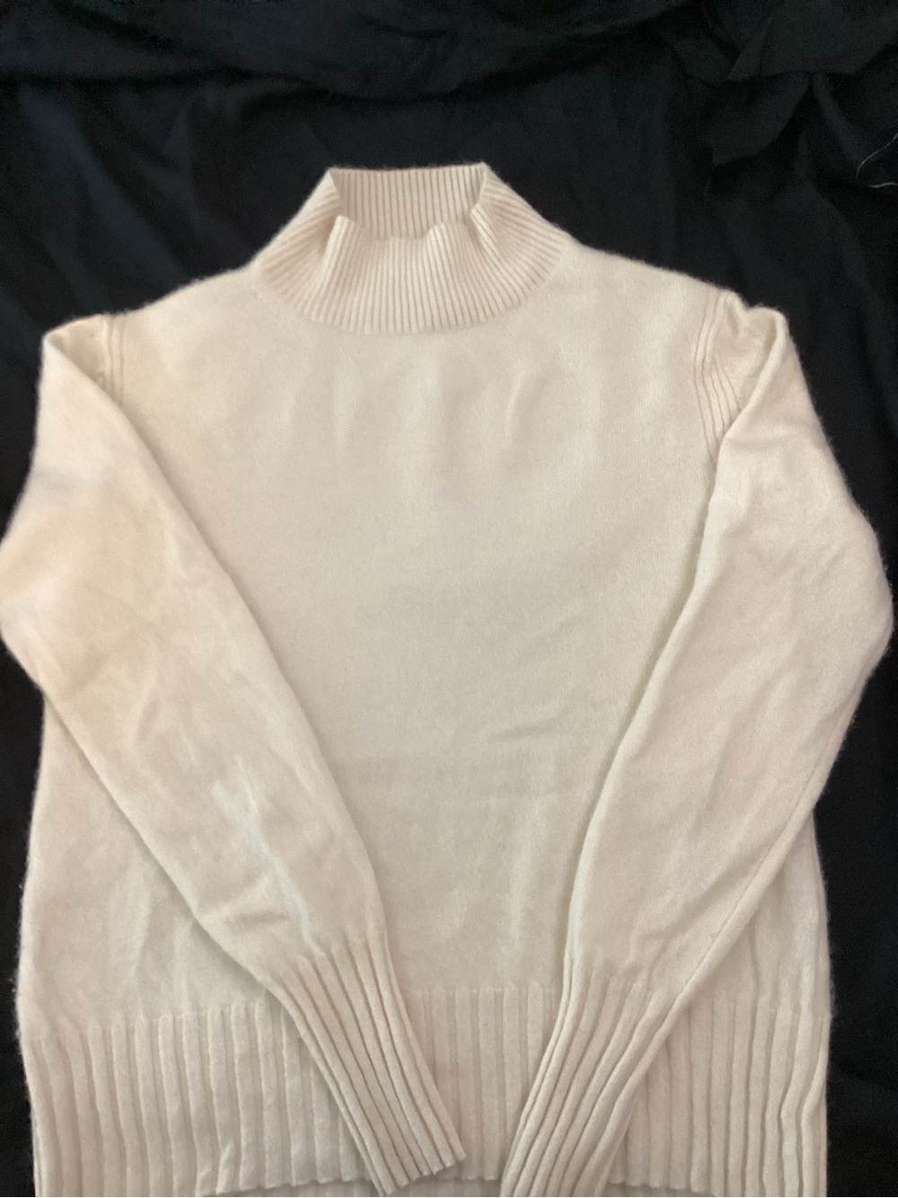 J Crew Cashmere Mock Turtle Neck Women's Sweater Size S